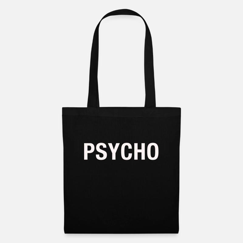 psycho - Sac en tissu - noir