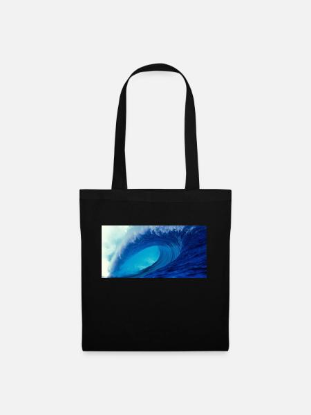 BLUE WAVE - Stoffbeutel - Schwarz