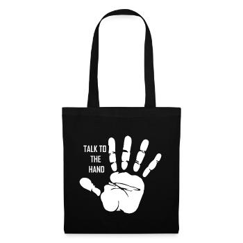 Talk to the hand Terminator Talk to the hand - Tote Bag - black - Front