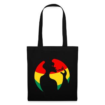 Die Welt des Reggae - Stoffbeutel - Schwarz - Vorne