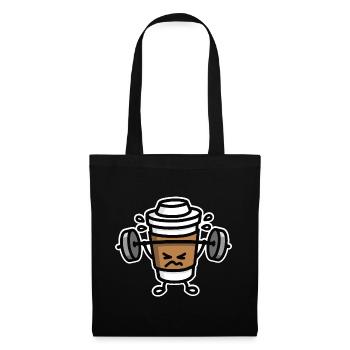 Strong coffee - lift workout - Tote Bag - black - Front