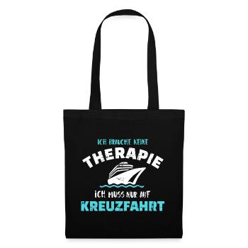 Kreuzfahrt - Stoffbeutel - Schwarz - Vorne