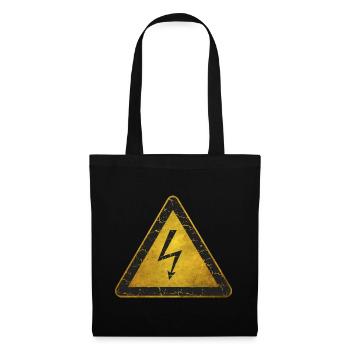 Haute tension - Sac en tissu - noir - Devant