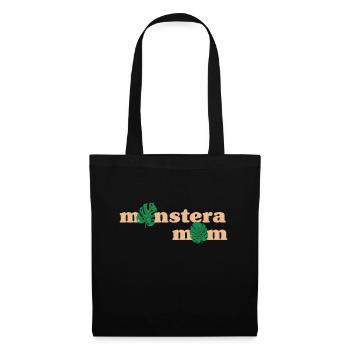monstera mom - Tote Bag - black - Front