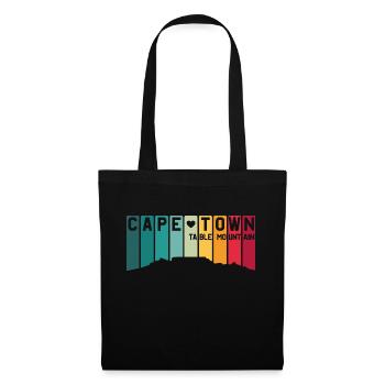 Cape Town Kapstadt Table Mountain Tafelberg Berg - Tote Bag - black - Front