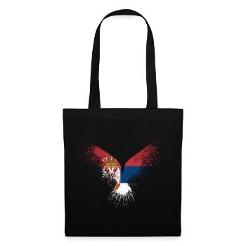 Serbia Eagle Flag - Tote Bag - black - Front