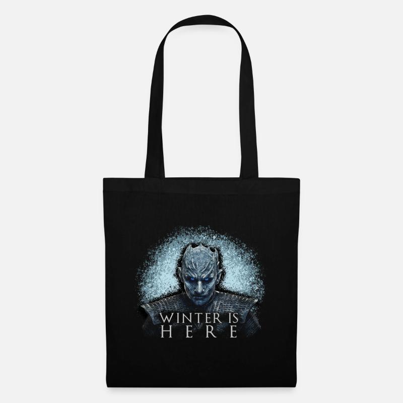 Game Of Thrones Night King Winter Is Here - Stoffbeutel - Schwarz