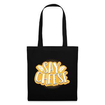 Fromage - Sac en tissu - noir - Devant