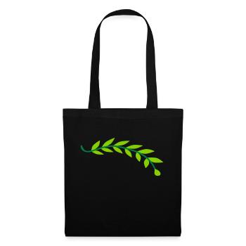 Plant bay leaf branch - Tote Bag - black - Front