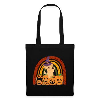 Golden Retriever Halloween Costume Dog - Tote Bag - black - Front