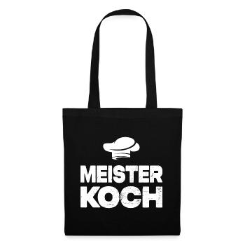 Meister Koch - Stoffbeutel - Schwarz - Vorne