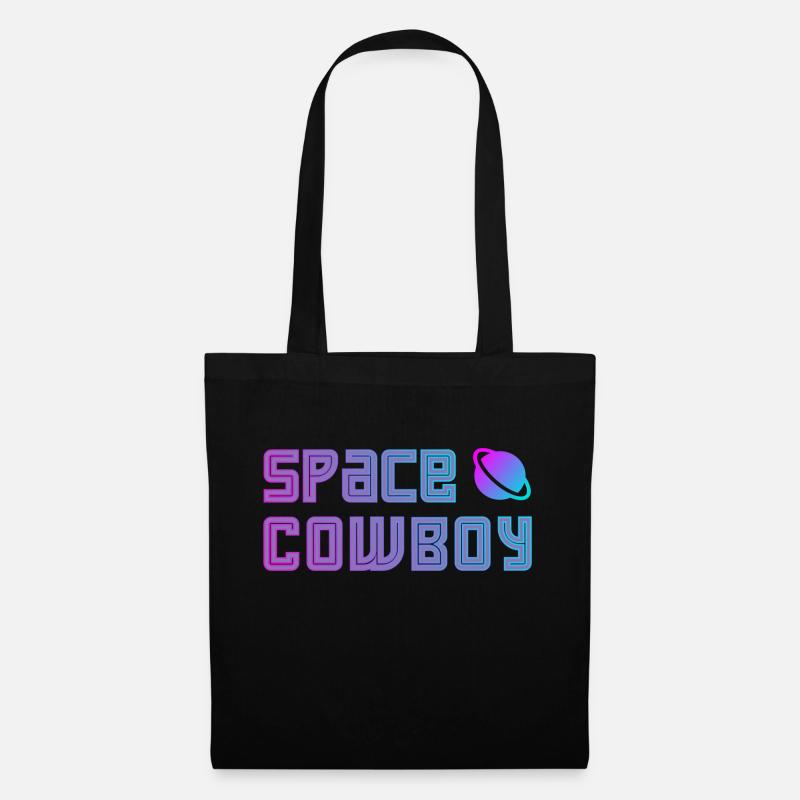 Cowboy de l’espace - Sac en tissu - noir