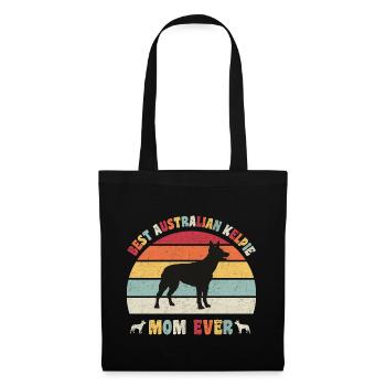 Best Australian Kelpie mom ever dog lovers vintage - Tote Bag - black - Front