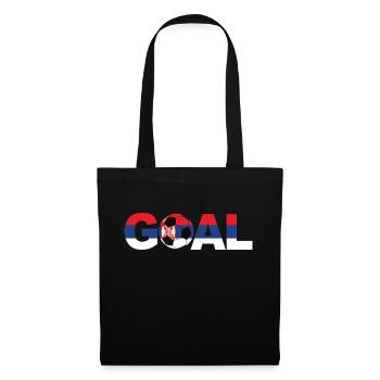 Football Serbie But - Sac en tissu - noir - Devant