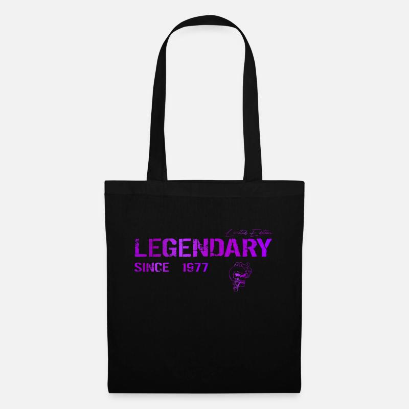 Legendary since 1977 Geschenk - Stoffbeutel - Schwarz