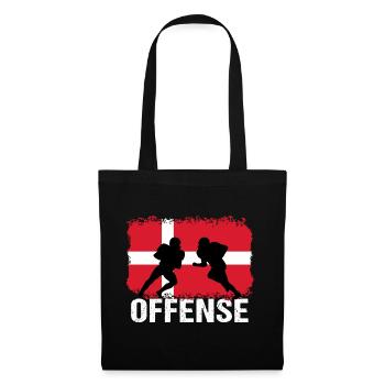 American Football Denmark Offense - Tote Bag - black - Front