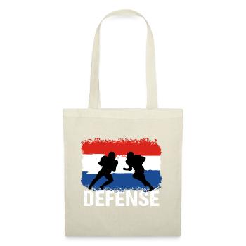 American Football Niederlande Defense - Stoffbeutel - Natur - Vorne