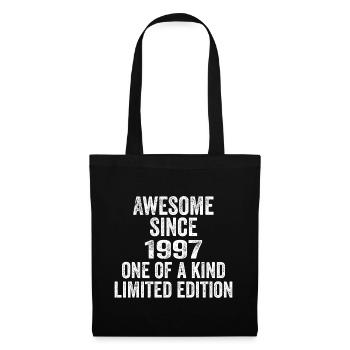 Awesome Since 1997 One Of A Kind 1997 Gift - Tote Bag - black - Front
