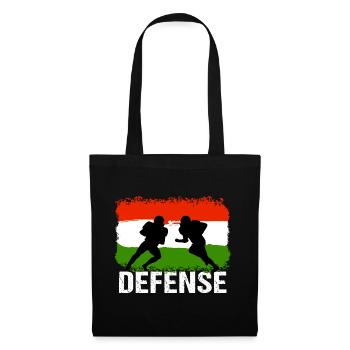 Football américain Hongrie Défense - Sac en tissu - noir - Devant