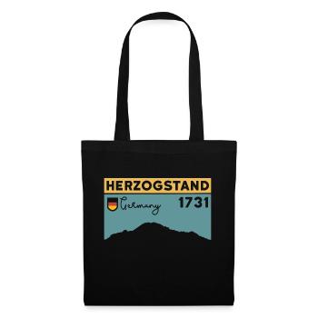 Herzogstand, Mountain, Hiking, Hike, Ridge Walk - Tote Bag - black - Front