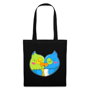 Parrot Love - Tote Bag - black - Front