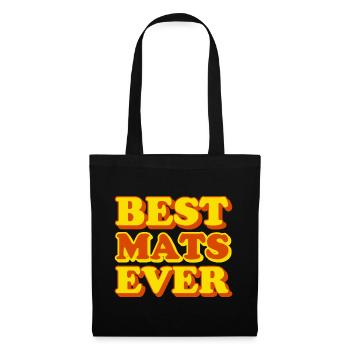 Mats First Name Funny Gift - Tote Bag - black - Front