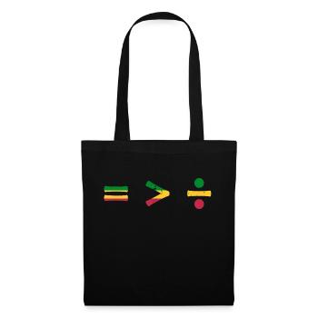Equality is greater than division - Black history - Tote Bag - black - Front
