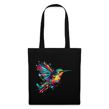 Colibri - Sac en tissu - noir - Devant