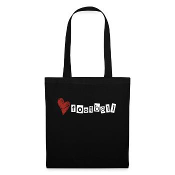 Love football - Tote Bag - black - Front