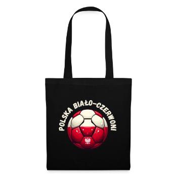 Football polonais - Sac en tissu - noir - Devant
