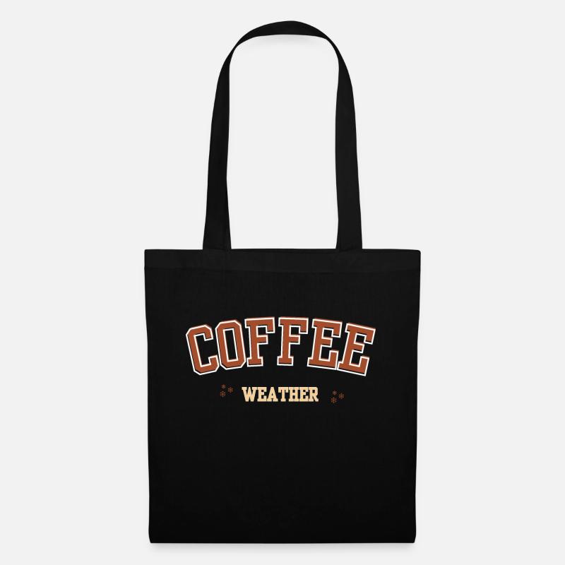 Kaffee-Wetter - Stoffbeutel - Schwarz