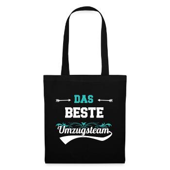 Aides au déménagement Équipe de déménagement Inauguration Conception - Sac en tissu - noir - Devant