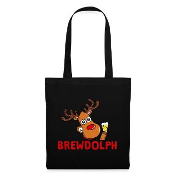 BrewDolph Reindeer Beer Hero - Sac en tissu - noir - Devant