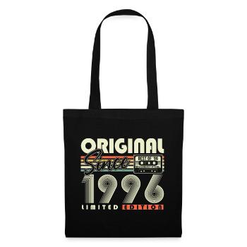 Original 1996 Vintage Vintage Anniversaire Rétro - Sac en tissu - noir - Devant
