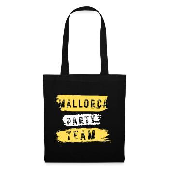 Mallorca Party Team - Stoffbeutel - Schwarz - Vorne