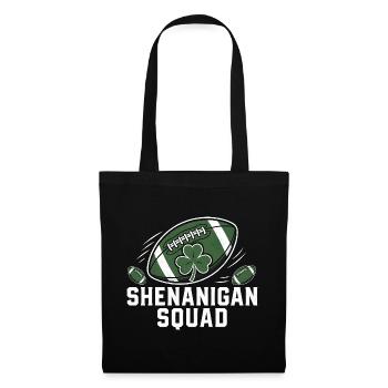 Shamrock Football Shenanigan Squad Vintage Style - Tote Bag - black - Front