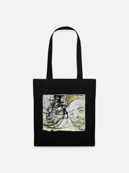 Un vieil homme se souvient - Sac en tissu - noir