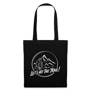 Mountain Trail Adventure Backpack Motif - Tote Bag - black - Front