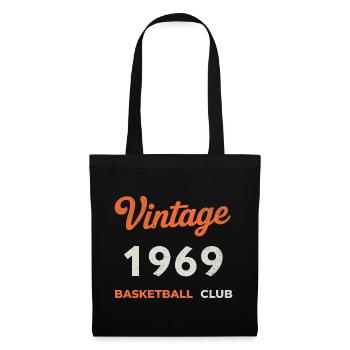 Vintage 1969 – Basketball Club Retro Birth Year - Tote Bag - black - Front