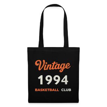 Vintage 1994 – Basketball Club Retro Birth Year - Tote Bag - black - Front