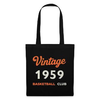 Vintage 1959 – Basketball Club Retro Birth Year - Tote Bag - black - Front