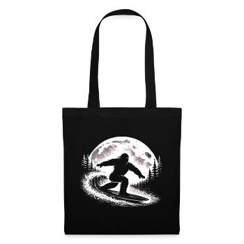 Bigfoot Surfer - Sac en tissu - noir - Devant