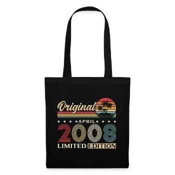 18th Birthday Gift Husband Original April 2008 - Tote Bag - black - Front