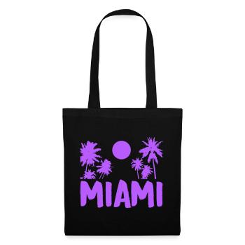 Miami - Sac en tissu - noir - Devant