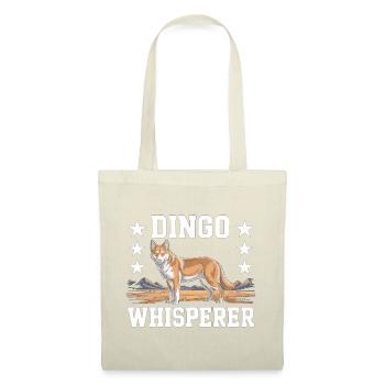 Dingo Australischer Wildhund Tierliebhaber Design - Stoffbeutel - Natur - Vorne