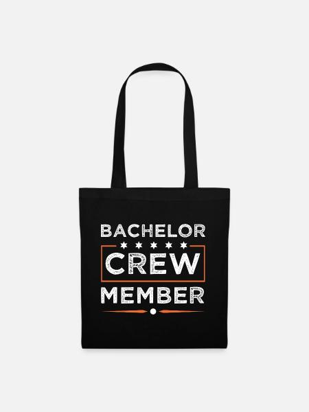 Bachelor Crew - Stoffbeutel - Schwarz