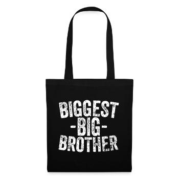 Größte Big-Brother-Grafik - Stoffbeutel - Schwarz - Vorne