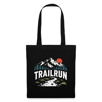 Course sur sentier - Sac en tissu - noir - Devant