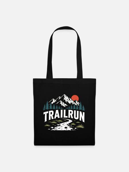 Trailrun - Stoffbeutel - Schwarz