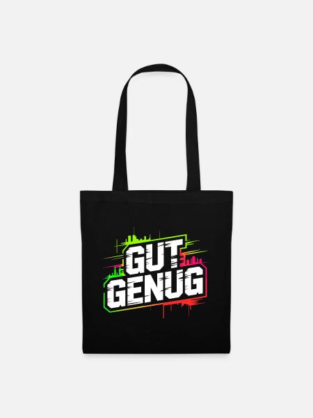 Gut Genug Selbstliebe Ich Bin Gut Genug Selbstwert - Stoffbeutel - Schwarz
